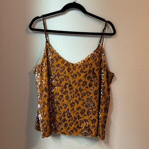 RO & DE Velvet and Sequins Cami